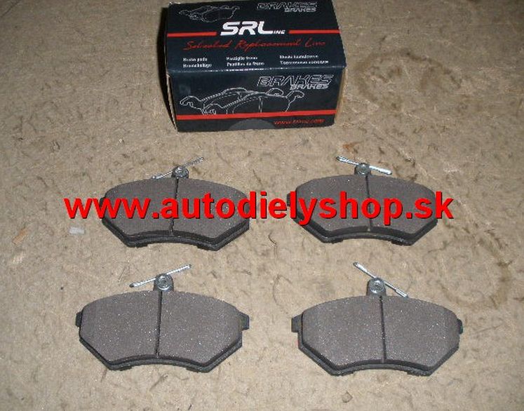 VW GOLF II 8/83-7/92 predné platničky / SRL /,typ LUCAS