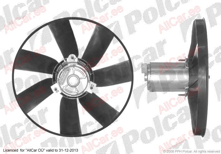 VW Golf III 9/91-4/99 ventilátor chladiča 350/250W / do r.v.8/97