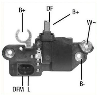VW GOLF V KOMBI 09/05-09/10 regulátor alternátora, pre všetky typy motorov