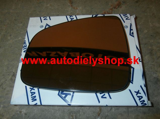 Dacia LOGAN 9/2008- sklo zrkadla ľavé /KOMBI/ vyhrievané