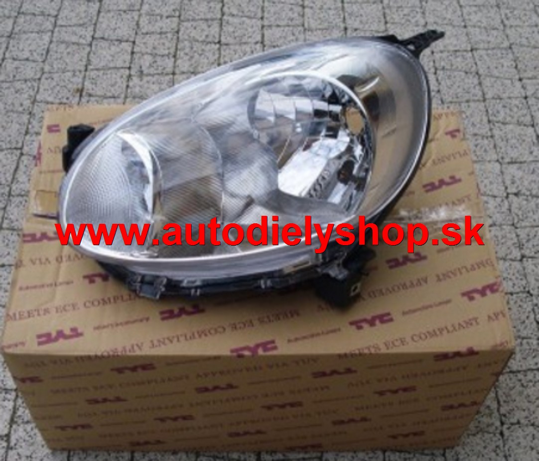 Nissan MICRA K13 2010- predné svetlo H4 el.bez motorčeka ľavé /TYC/