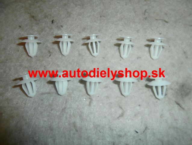 Opel ASTRA H 02/07- príchytky čalúnenie 10 ks