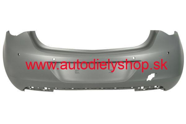 Opel ASTRA J 12/09- Zadný nárazník s podkladom /s otvormi na parkovacie senzory/