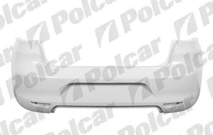 Seat IBIZA, CORDOBA 5/06-4/08 zadný nárazník, s podkladom