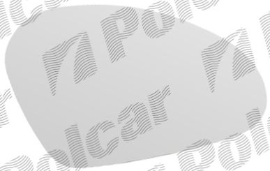 Seat IBIZA, CORDOBA 5/06-4/08 sklo zrkadla pravé s držiakom