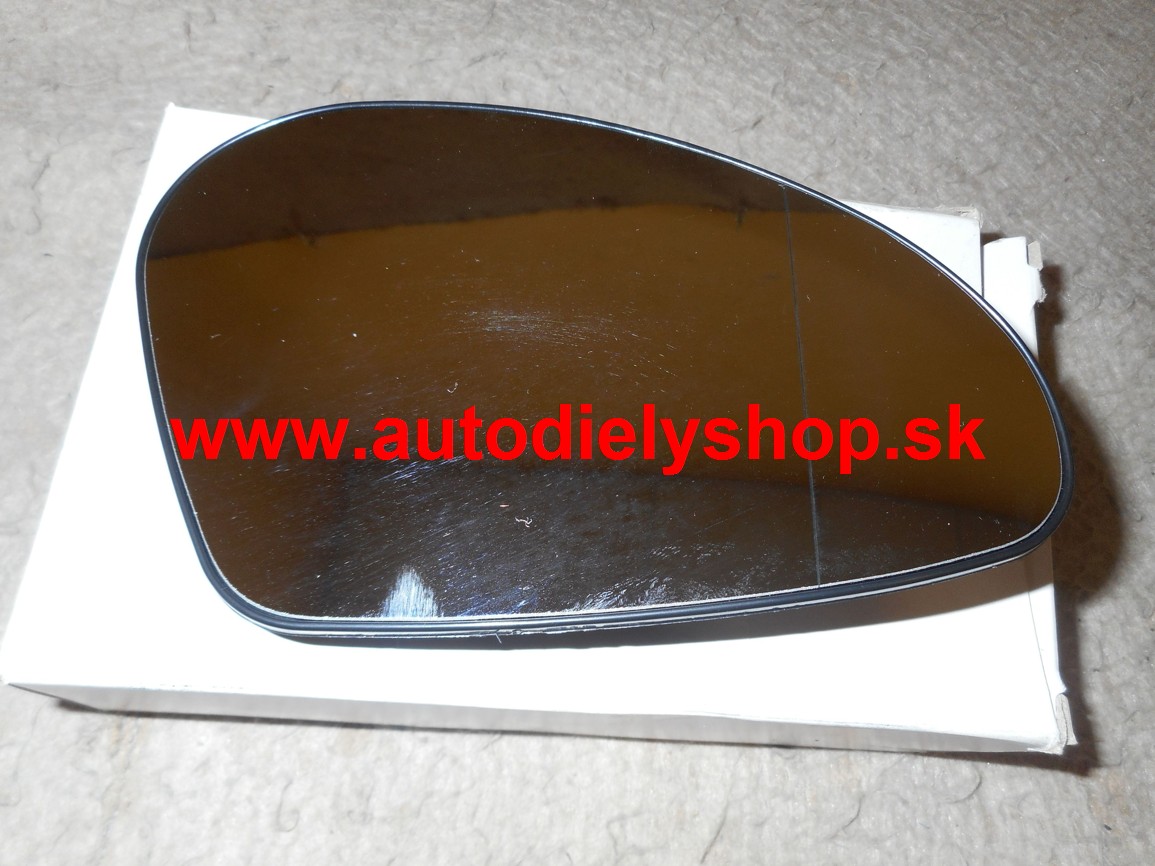 Seat IBIZA, CORDOBA 5/06-4/08 sklo zrkadla pravé s držiakom, vyhrievané