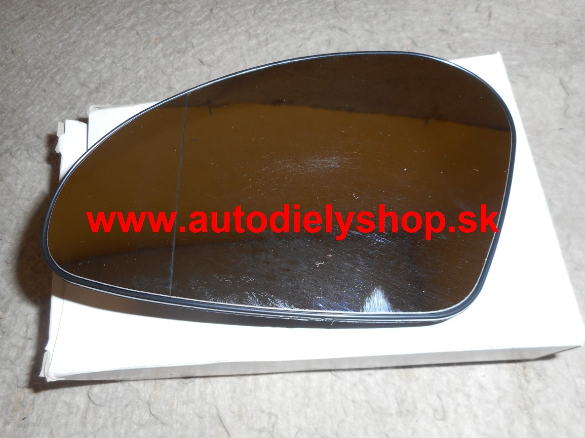 Seat IBIZA, CORDOBA 5/06-4/08 sklo zrkadla ľavé s držiakom, vyhrievané