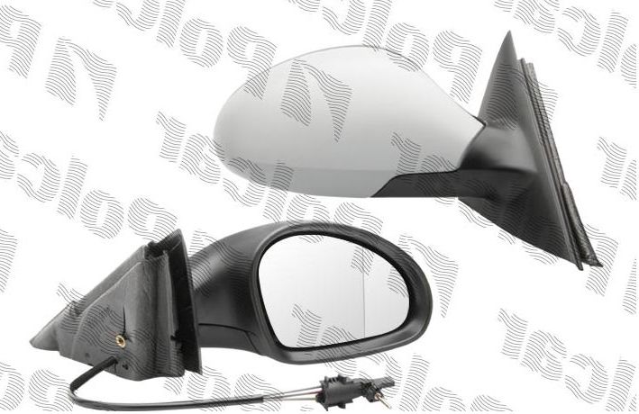 Seat IBIZA, CORDOBA 5/06-4/08 Spätné zrkadlo pravé, s podkladom