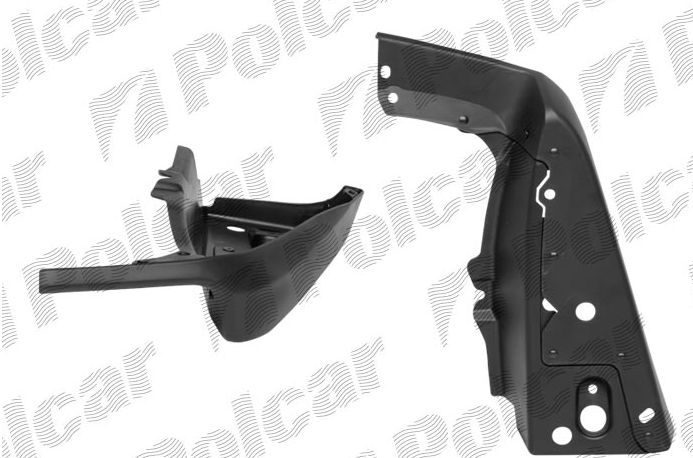 Toyota PRIUS 8/03-1/2009 spojler zadného nárazníka stred 