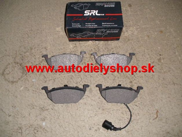 Seat IBIZA, CORDOBA 5/06-4/08 predné platničky Sada