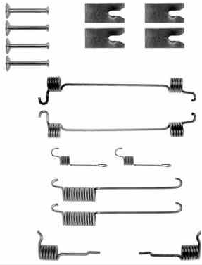 Ford MONDEO 3/93-9/96 opravná sada zadných čelustí / DELPHI /