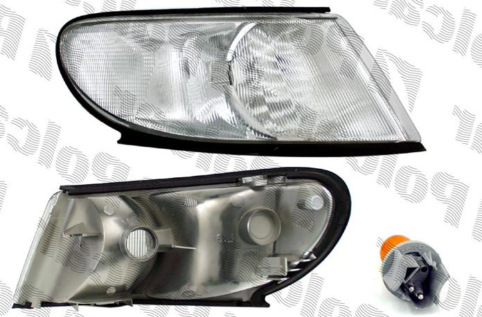 SAAB 9-3 02/98-08/03 predná smerovka biela pravá  /TYC/