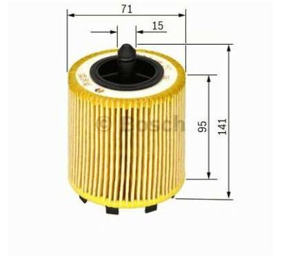Seat IBIZA, CORDOBA 5/06-4/08 olejový filter pre 1,2 12V /BOSCH/
