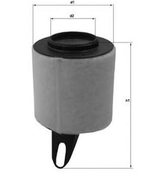 BMW 1 E87 4/2007- vzduchový filter /BOSCH/-  118i