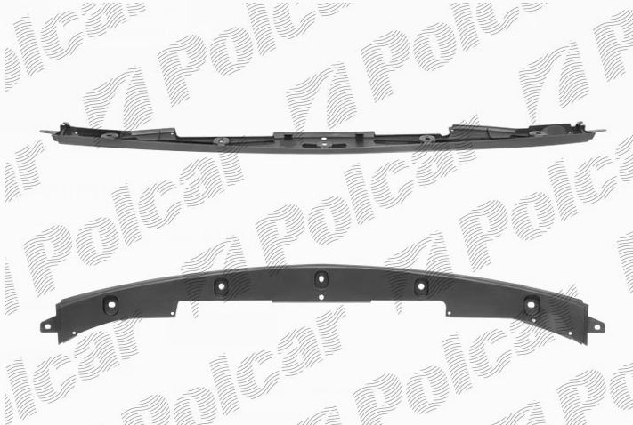 Toyota PRIUS 1/09-2012 spojler zadného nárazníka stred