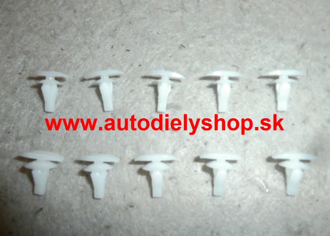 Toyota PRIUS 1/09-2012 spony tesnenia dverí 10 ks 