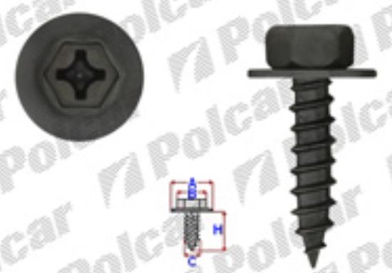 Toyota PRIUS 1/09-2012 šróby krytov pod motor 10 ks 