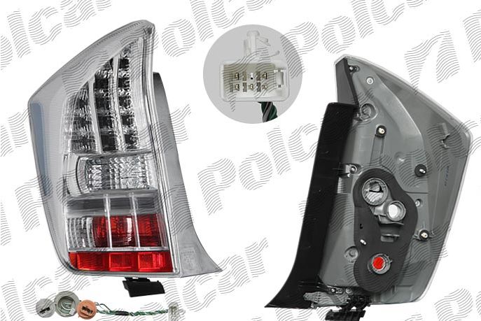 Toyota PRIUS 1/09-2012 zadné svetlo LED ľavé do roku -12.11 /TYC/