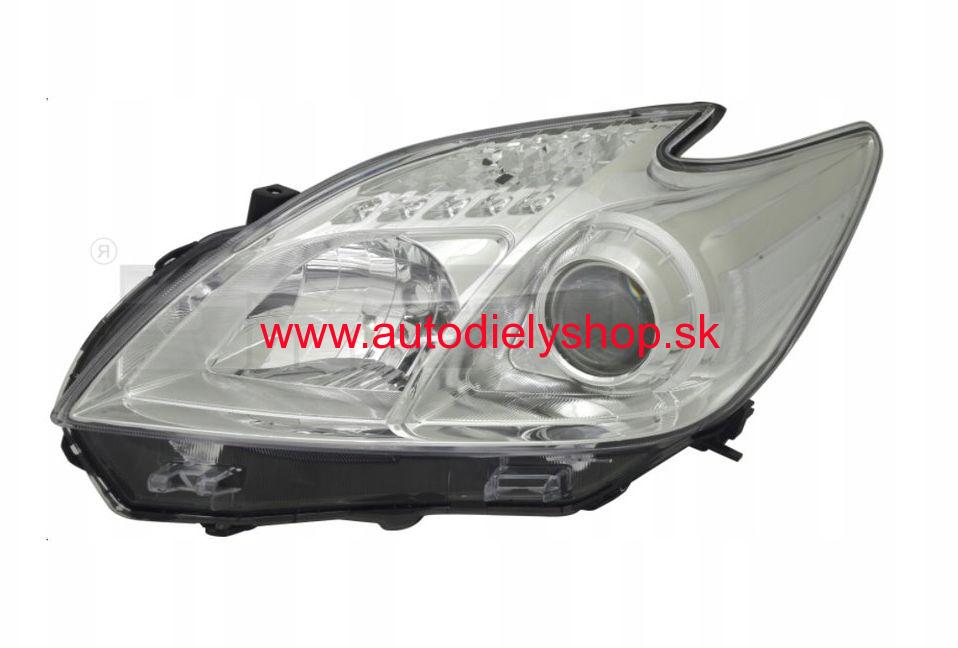 Toyota PRIUS 1/09-2012 predné svetlo H11+HB3 s motorčekom ľavé od roku 2012-