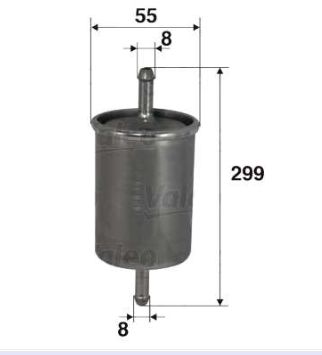 BMW 3 E46 4/98-8/01 palivový filter /VALEO/- 318i