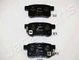 Honda ACCORD 06/2008- zadné brzdové dosky Sada L+P /JAPANPARTS/