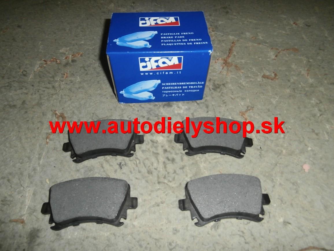 VW GOLF V 8/03- zadné platničky Sada / CIFAM / 