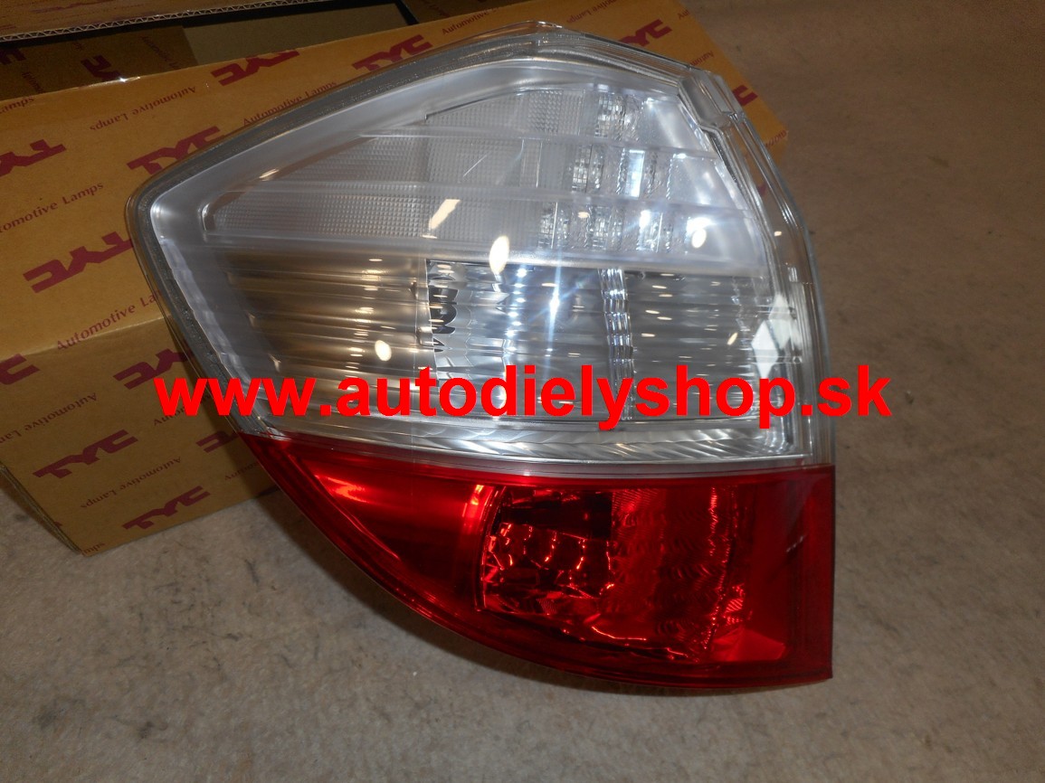 Honda JAZZ 07/2008- Zadné svetlo Lavé