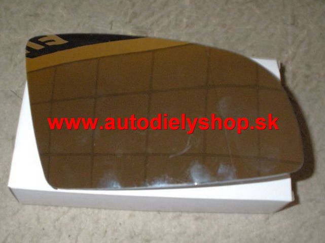 Audi A3 6/03- sklo zrkadla Pravé,vyhrievané