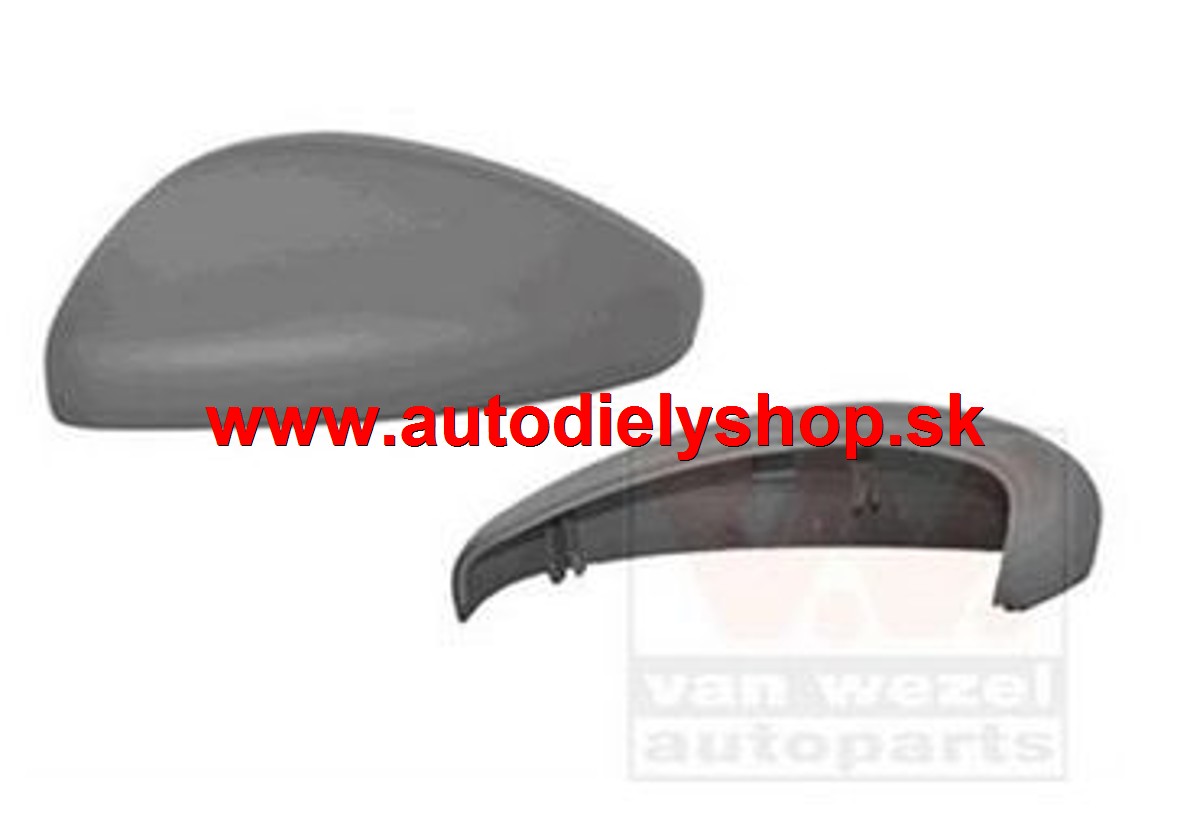 Peugeot 208 04/12- kryt spätného zrkadla pre lak ľavý 