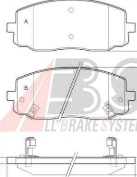 Hyundai I10 10/07- predné platničky Sada / A.B.S /