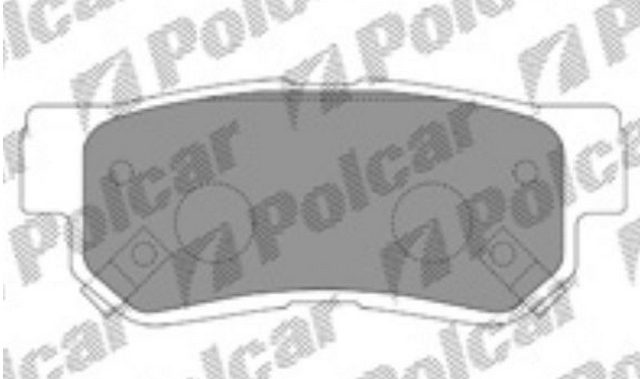 Hyundai SANTA FE 2/01-05 zadné platničky Sada / SRL /