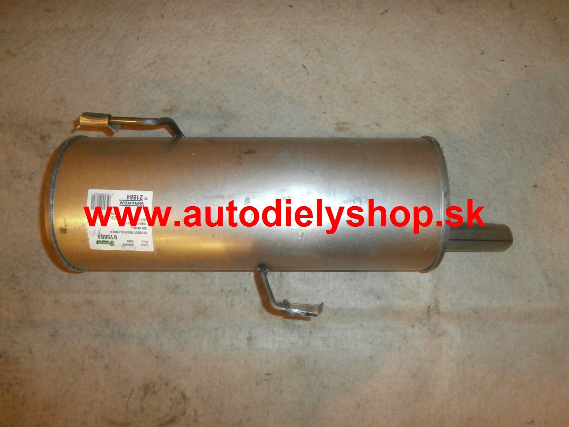 Peugeot 206+ 2/2009-  koniec výfuku 1,.4HDi/50Kw