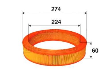 Seat AROSA 4/97-12/00 vzduchový filter /VALEO/- 1.0, 1.4