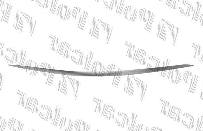 Mercedes W211 "E" 7/2006-3/2009 lišta pred.nárazníka pravá chrómová 