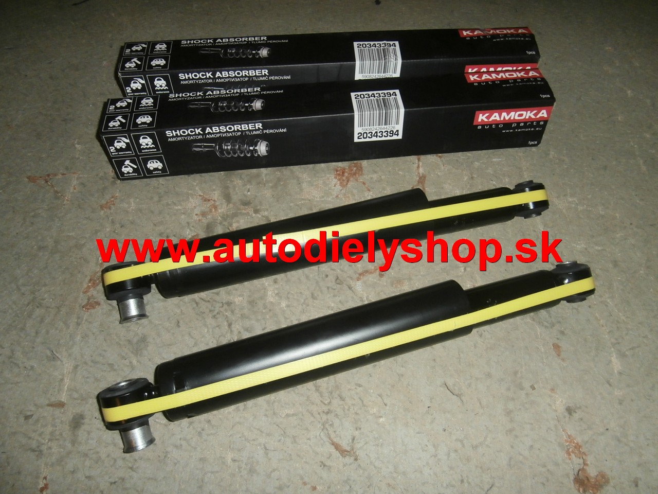  Ford TRANSIT 3/00-3/06 zadné tlmiče Sada ľavý + pravý 