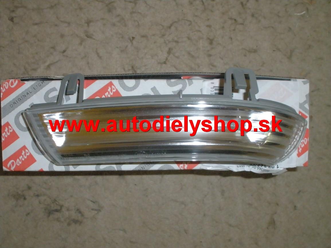 VW Golf V 8/03- smerovka v zrkadle ľavá LED