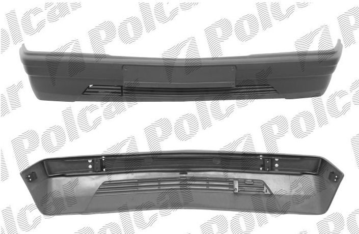 Mercedes W201 "190" 1/1983-5/93 Predný nárazník čierny komplet do roku výroby 88