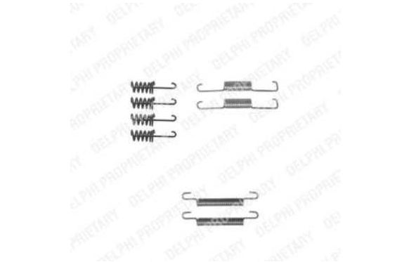 Mercedes SPRINTER 2/95-4/00 sada príslušenstva čeľustí parkovacej brzdy /DELPHI/