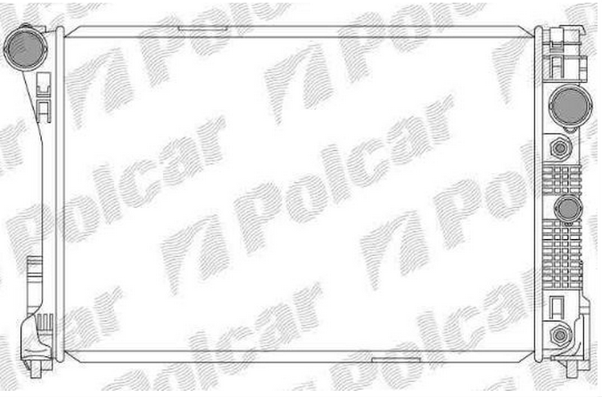 Mercedes W212 "E" 2009- chladič vodný /E200CGi-250CGi-300CGi-3