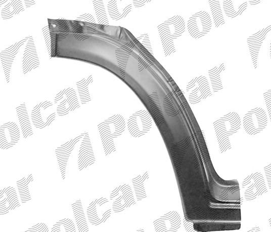 Ford TRANSIT 86-8/91 lem predného podblatníka ľavý /ZADNÁ ČASŤ/