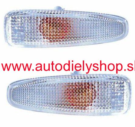 Mitsubishi PAJERO 11/06- bočné smerovky biele Sada L+P