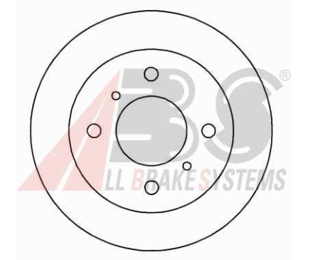 Nissan ALMERA N16 5/00-8/02 zadné kotúče Sada L+P / A.B.S./