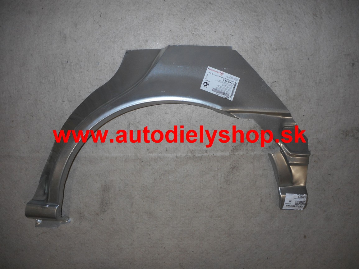 Ford FIESTA III 4/89-8/96 -Zadný lem blatníka lavý 3dv