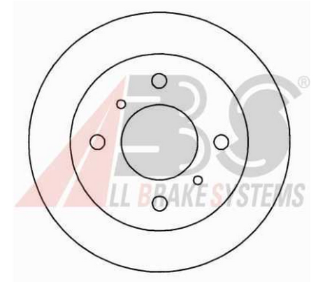 Nissan PRIMERA P10 9/90-9/96 zadné kotúče Sada L+P / A.B.S./