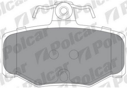 Nissan PRIMERA P11 10/96-6/99 zadné platničky Sada / SRL