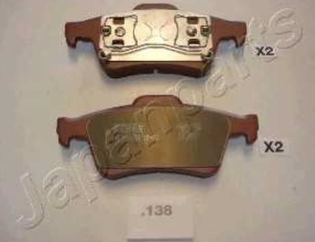Nissan PRIMERA P12 3/02- zadné platničky Sada/ JAPANPART /