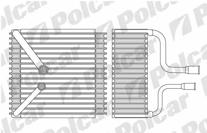  Ford Mondeo 3/93-9/96 Vyparnik klimatizacie pre vozidlá s klímou