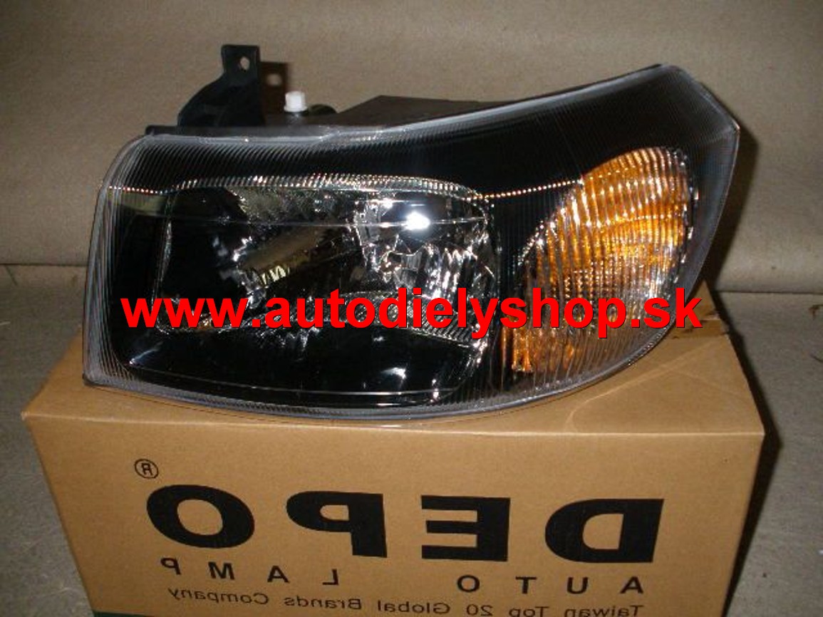  Ford Transit 00-06 svetlo H4 ľavé, čierne