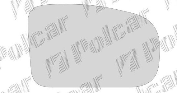 Fiat UNO 10/89-95 Sklo vonkajšieho zrkadla pravé 