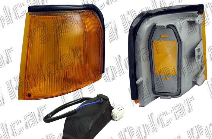 Fiat UNO 10/89-95 predná smerovka ľavá žltá 